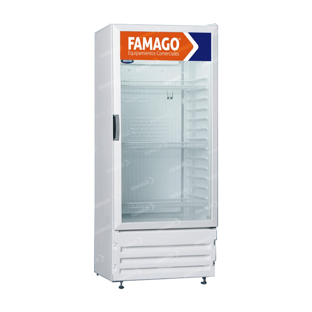 Exhibidora vertical - 1 puerta - 300 litros
