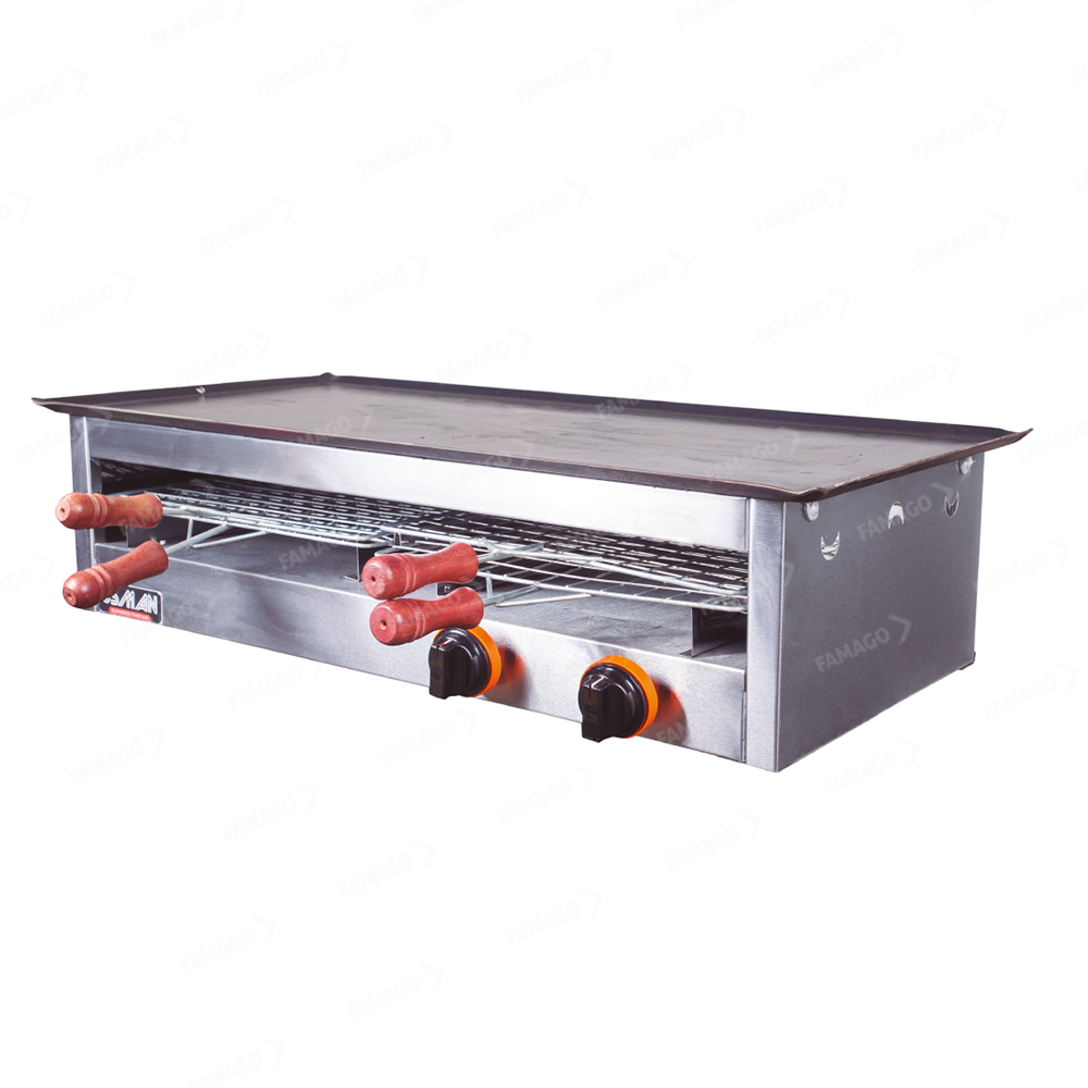 Carlitero doble con plancha