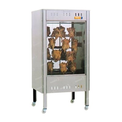 Spiedo vertical calabro - 12 pollos - Gas envasado