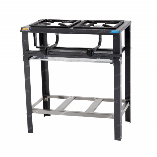 Anafe de pie - 2 hornallas - Gas envasado