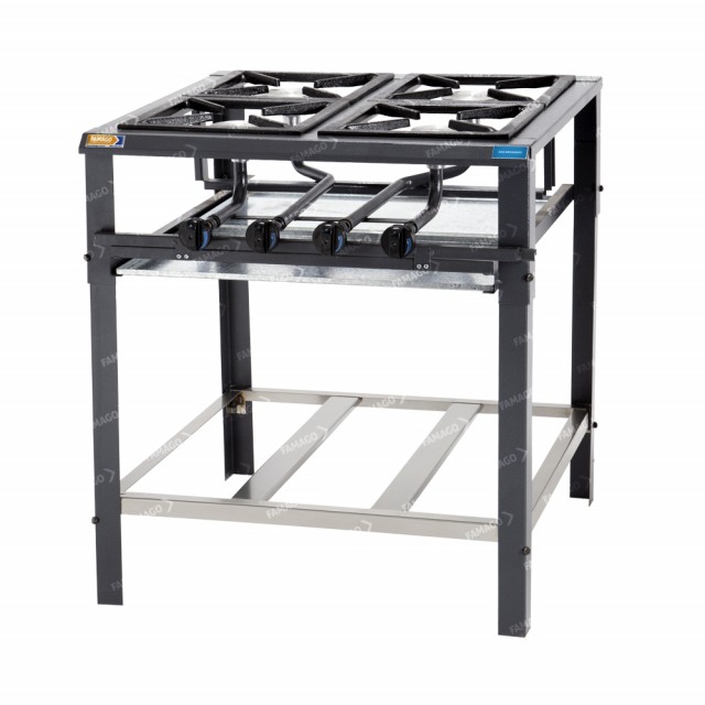 Anafe de pie - 4 hornallas - Gas envasado