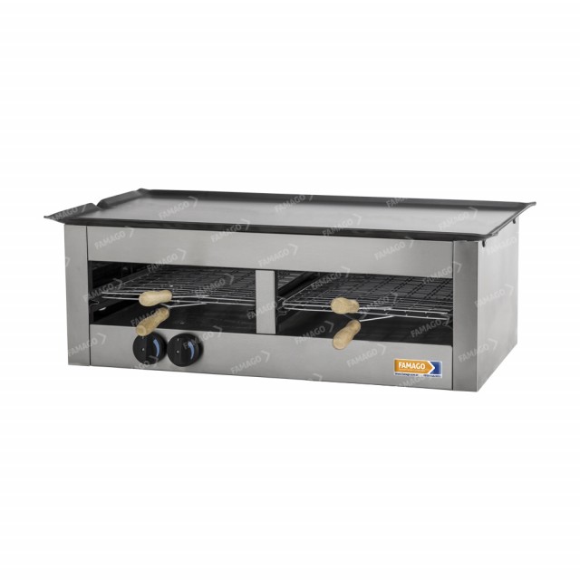 Carlitero doble con plancha - Gas natural