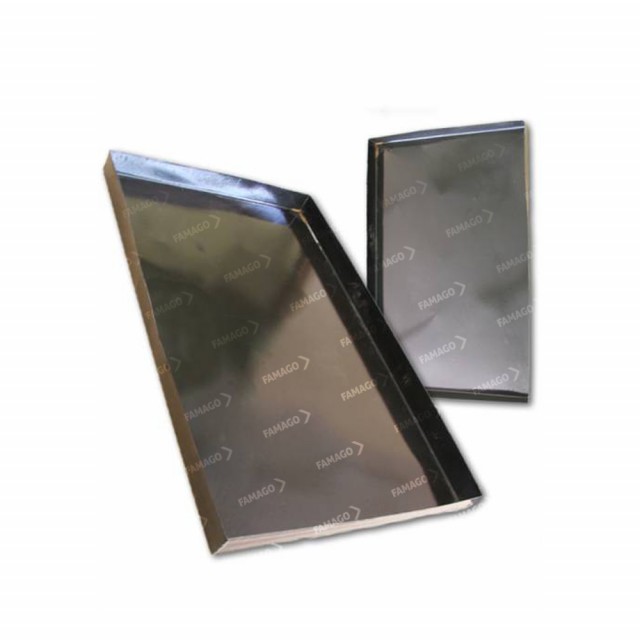 Bandeja de chapa Nº 20 enlozada - 45 x 70 x 2 cm