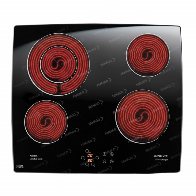 Anafe vitrocerámico - 4 puntos de cocción