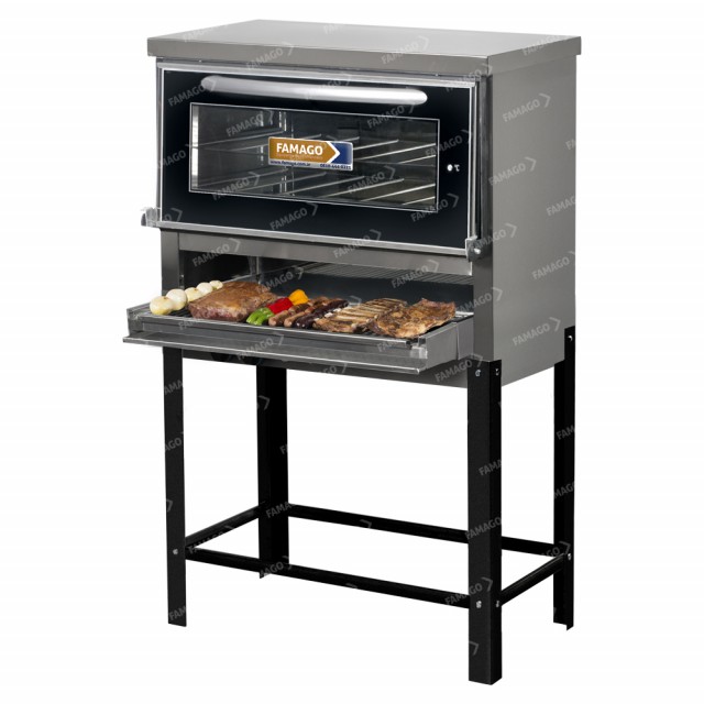 Horno con parrilla - 6 pizzas - Gas envasado