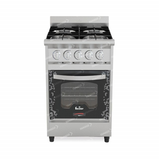 Cocina Fornax - Puerta de vidrio - 4 hornallas