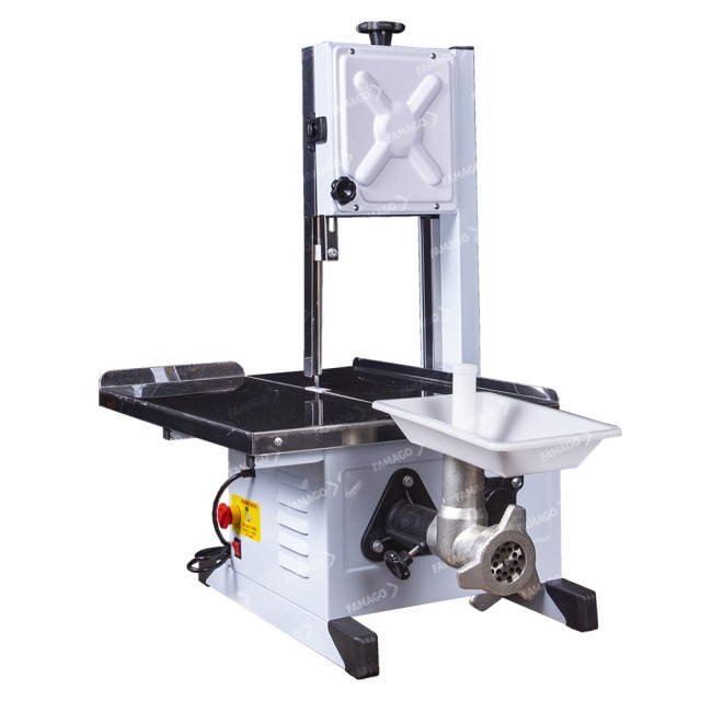 Sierra carnicera con picadora