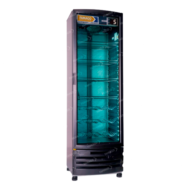 Exhibidora vertical - 1 puerta - 470 litros