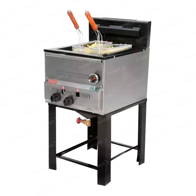 Freidora automática de alta recuperación.Multigas.
